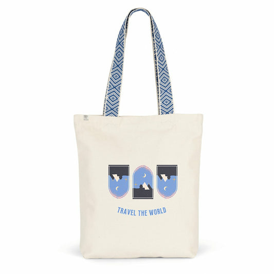 TOTE BAG TRAVEL THE WORLD - frente_0