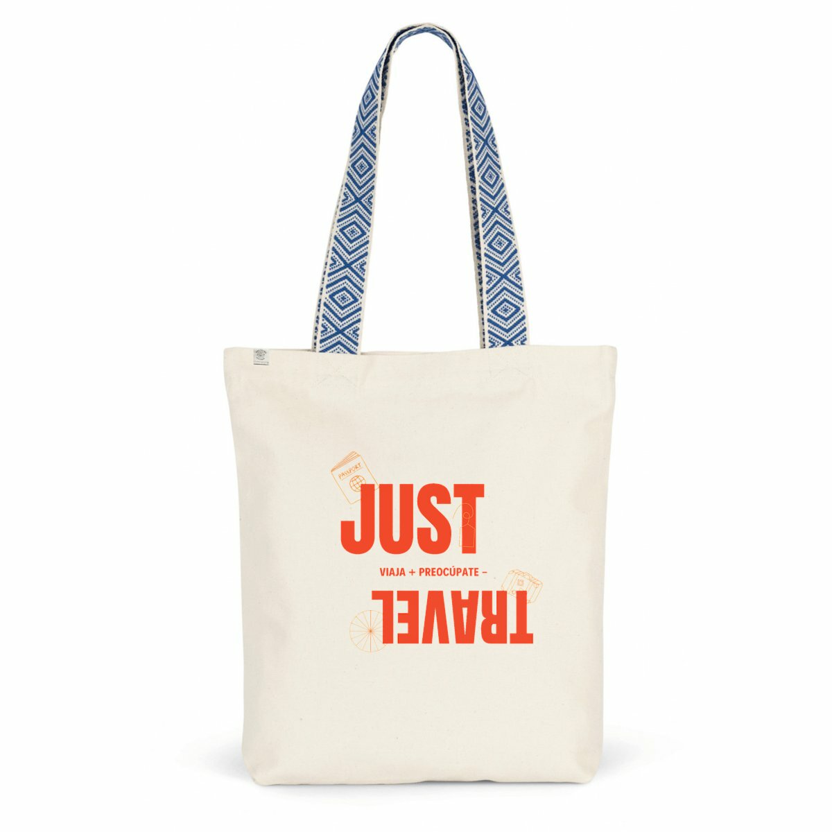 TOTE BAG JUST TRAVEL - frente_0
