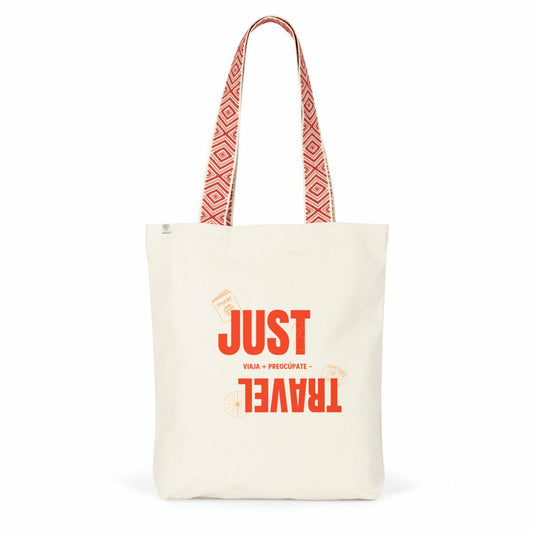 TOTE BAG JUST TRAVEL - frente_1